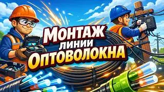 ПОЛНЫЙ ПРОЦЕСС ПОДКЛЮЧЕНИЯ ОПТОВОЛОКНА!