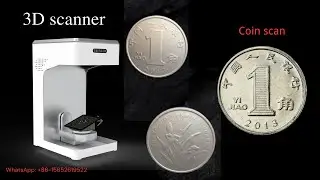 Coin scan with Thunk3D desktop auto 3d scanner JS500