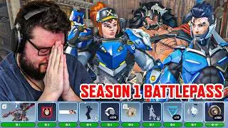 Everything In The Overwatch Season 1 Battlepass And MORE!!!