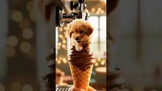 ✨ &ldquo;The Magical Ice Cream Puppy | Ultra Realistic 8K Cinematic Moment&rdquo;🍦