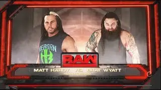 WWE-2K18-Matt Hardy vs Bray Wyatt - :No Hold Barred Match- RAW 2018 -WWE-2K18-Gameplay