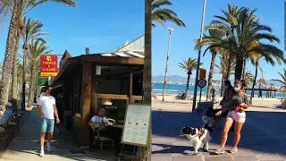 4k🏖 Arenal🌴Palma de Mallorca. Walking tour from Balneario 1 to Mega Park, May 16,🕙,☀️21°C Spain 2021