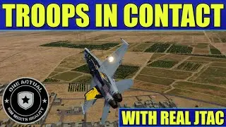 DCS Close Air Support with real JTAC - Troops in Contact - Livestream Clips