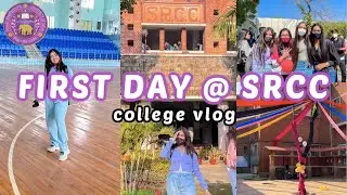 Vlog: FIRST DAY OF OFFLINE COLLEGE @ SRCC, Delhi University | SRCC SAGA ep. 14 | Ananya Gupta