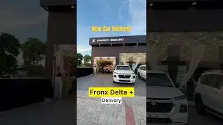 ✨New Car Delivery | Suzuki Fronx Delta Plus White | First Drive Moments 🚘 | #TravelInABlink
