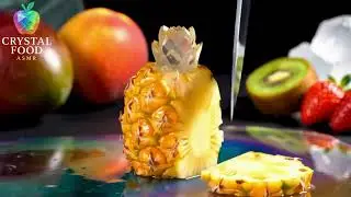Crystal Food Cutting ASMR 🔪 1 Hour of Hypnotic Slices | No Music, Only Real Knife Sounds