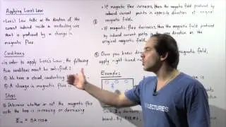 Using Lenz's Law to Find Direction of Induced Current