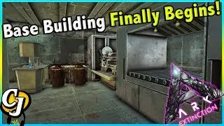 GETTING OUR PERMANENT BASE UP AND RUNNING!! ||  ARK EXTINCTION Ep 9!