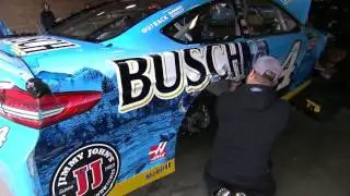 Kevin Harvick Hits Wall Fontana 2017