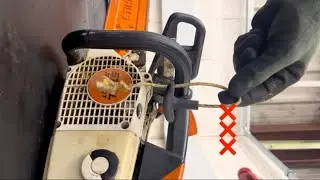 Stihl Chainsaw Pull Cord Won&rsquo;t Retrac Easy Fix