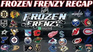 NHL Frozen Frenzy Recap - 16 Games & 102 Goals (Oct 24th NHL Games)