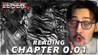 READING MY FIRST MANGA! | Berserk Manga Chapter 0.01 Reading Reaction & Analysis
