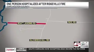 VIDEO: Dorchester County Fire Rescue reports total loss of structure after fire