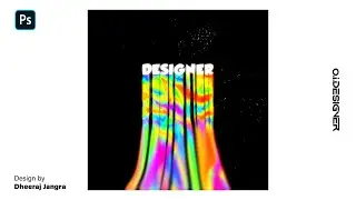 How to Create Rainbow Distortion Melt Text Effect for Cover Art - Photoshop Tutorials