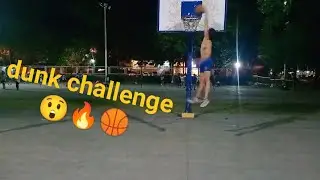 Good vibes lang manga boys nag pa Dunk challenge si Dave😲🏀🔥❤️🇵🇭