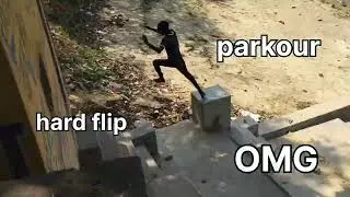 Parkours VS Flipper 😍😁 Enjoy this video . Monu Parkour. @NitroParkour @fliperboymonu7900