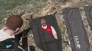 GTA 5 - Crashed Plane Shootout + Six Star Escape