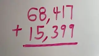 Multi-Digit Addition with Regrouping Example Problem