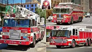 Fire Trucks Responding Compilation - BEST OF 2017 - Lights, Sirens, Air Horns