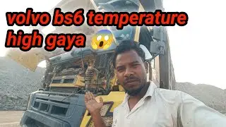 Volvo bs6 temperature problem ho gya 😱 || #Draiverksapot