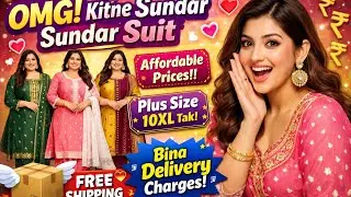 Must Watch Stylish Suits in Affordable Range 😍 Free Shipping Plus Size New Launch Suits#video#shorts