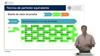Pruebas de caja negra. Tecnica de particion equivalente |  | UPV