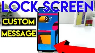 Samsung Galaxy A15: How to Set a Custom Message on the Lock Screen