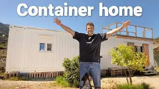 Living in a self-built dream container home