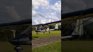 RASANTE E SUBIDA AVI&Atilde;O ULTRALEVE FOX V4
