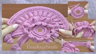 Crochet Motif Tutorial 23 Freeform