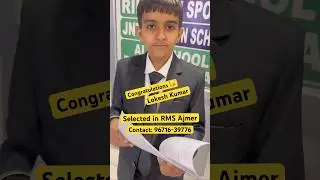 RMS Result 2025 | RMS Selected Student Accent Sainik Wing | #ytshorts #shorts