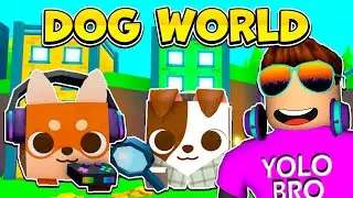 НОВЫЙ DOG WORLD В PET SIMULATOR X В РОБЛОКС! ROBLOX