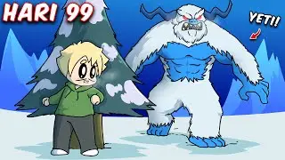 SURVIVE 99 Malam di KUTUB UTARA!! Full Es & ANOMALI YETI!!