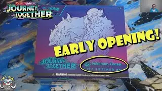 EARLY Journey Together Pokémon Center Elite Trainer Box (ETB) Opening! HYPE New Pokémon TCG Set!