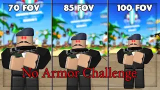 Winning With EVERY FOV But With No Armor Challenge (Roblox Bedwars)