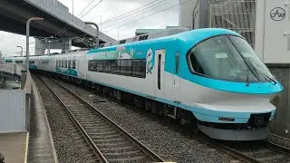 【ミジュマルライナー】 近鉄京都線　iL02編成　伊勢志摩ライナー　京都行　上鳥羽口駅　通過