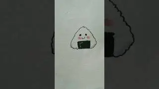 cute sushi drawing easy #shorts