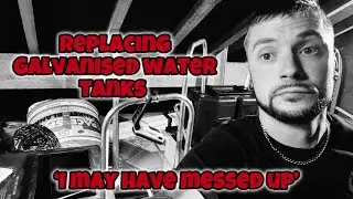 Replacing hot water and central heating tanks #plumber