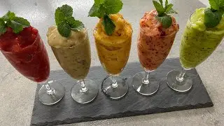 #sorbetti #di #frutti #fatti #in #casa  senza zucchero e gelatiera