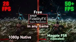 Apply Free FSR and boost your FPS in any existing windows game...feat. Magpie FSR [Tutorial]