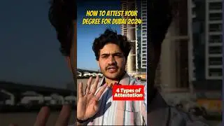 How To Attest Your Degree For Dubai 2024 🇦🇪 | 4 Jaga Say Degree Attested Karwani Hai #naddyvlogs