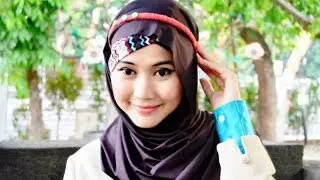 Tutorial Hijab Pashmina | One Minute | No-Pins Hijab by Didowardah - Part #25