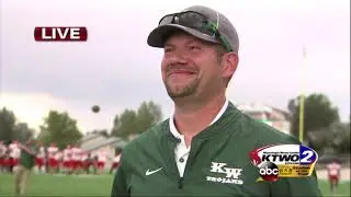 LIVE: Interview with Kelly Walsh Football Coach Aaron Makelky