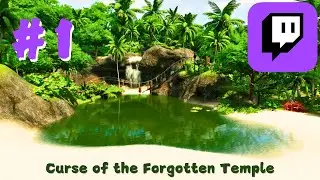 Twitch Stream 1 | Curse of the Forgotten Temple | Insane Terrain Coaster Build in Planet Coaster 2!