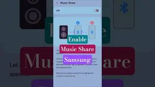 How to enable Music Share on Samsung Mobile? #shortsfeed #samsungmobile #trending