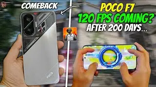 POCO F7 Finally 120 FPS BGMI 4.2 Update 😱 | Heating & Battery Test | Best Gaming Phone Under ₹30K