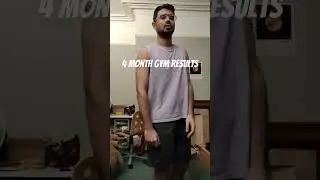 4 month gym transformation #gym #biceps #triceps #transformation