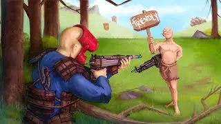 ОНИ НА ДЕРЕВЬЯХ ДЖОНИ!! #RUST  #РАСТ #ADEKVAT