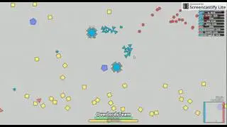 Diep.io random Overlord gameplay 37 in 2 teams