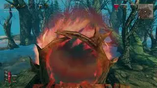 Smoldering tomb/  trapped myself in a corner #valheim #Ashlands